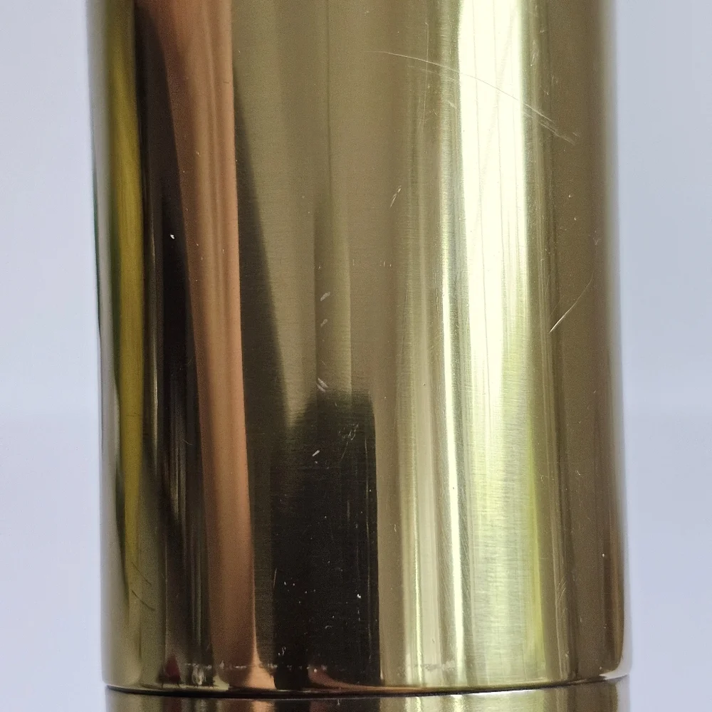 Starbucks 2016 Stainless Steel Vacuum Insulated Tumbler Mirror Gold 16Oz Cup Mug